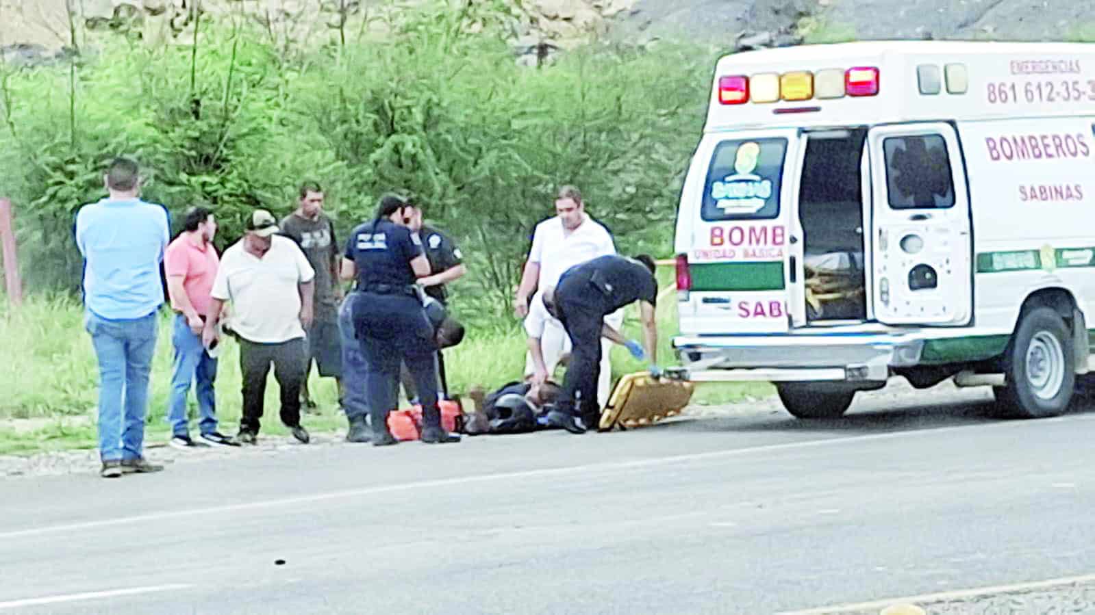 Motociclista Resulta Herido tras Accidente en Carretera Federal 57