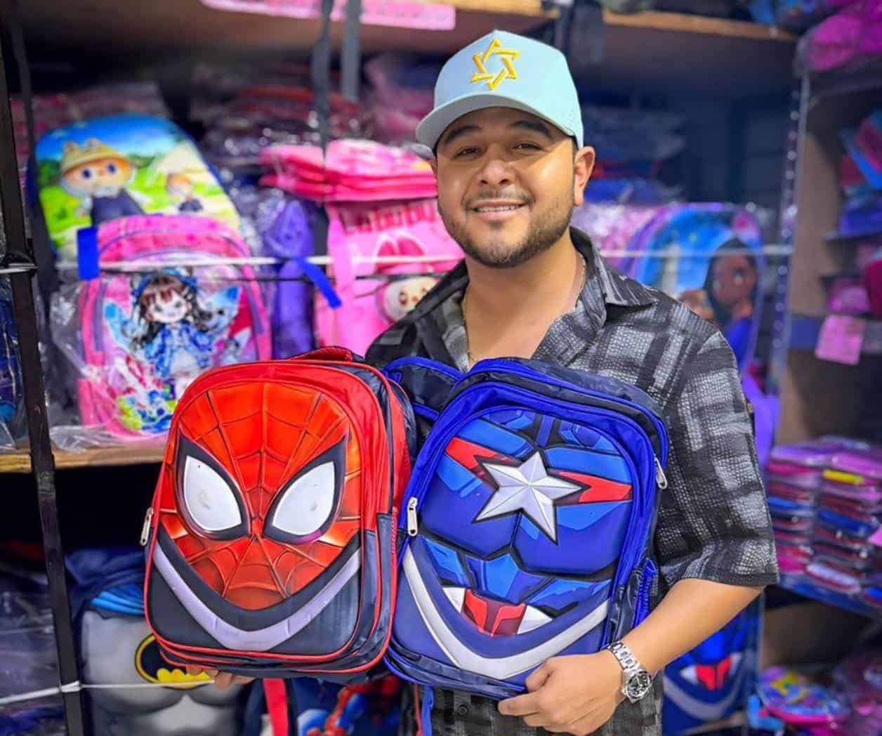 Dotará Liquín Quintanilla de mochilas gratis a niños y niñas