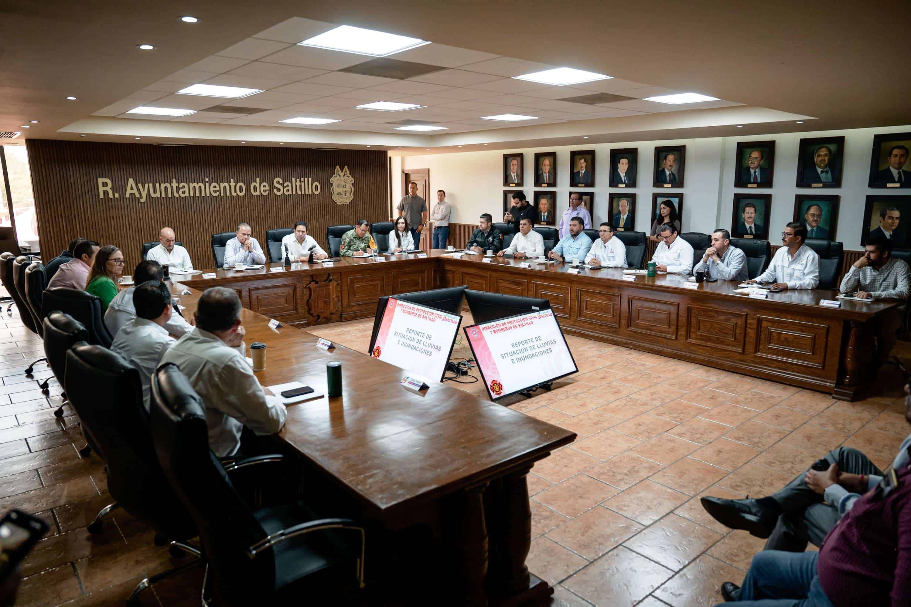 Saltillo: Autoridades trabajan en atención a emergencia por lluvias