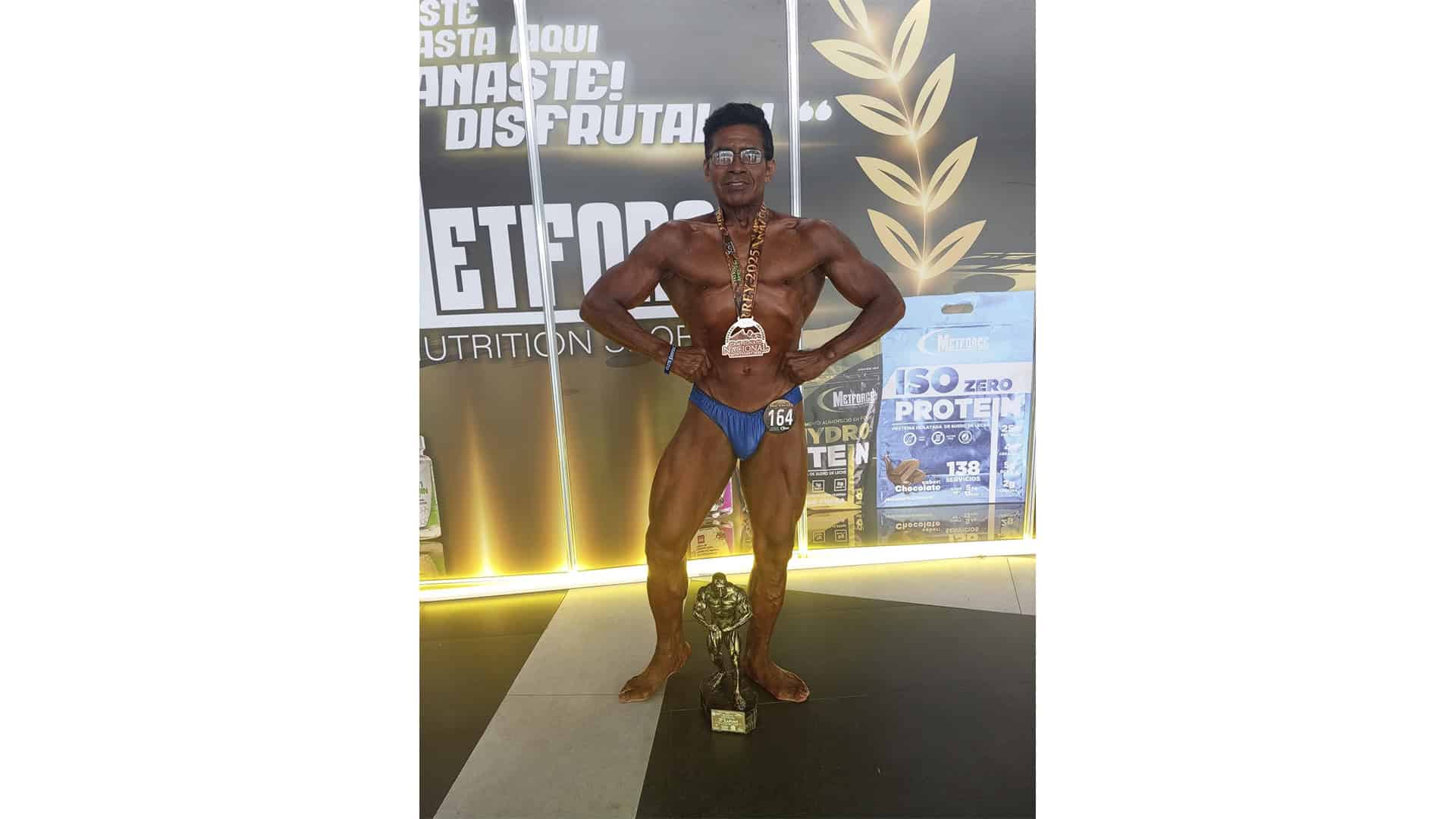 Emilio García Hernández consigue tercer lugar en categoría Veteranos