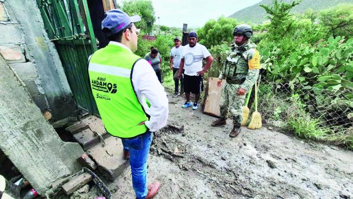 Reparación de vialidades dañadas por lluvias en Saltillo