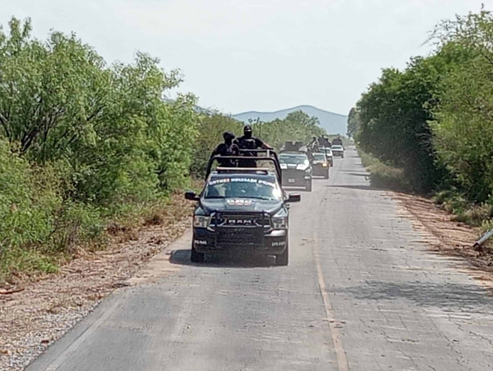 Operativo de seguridad desplegado por Policía Estatal Coahuila ante conflicto en límites