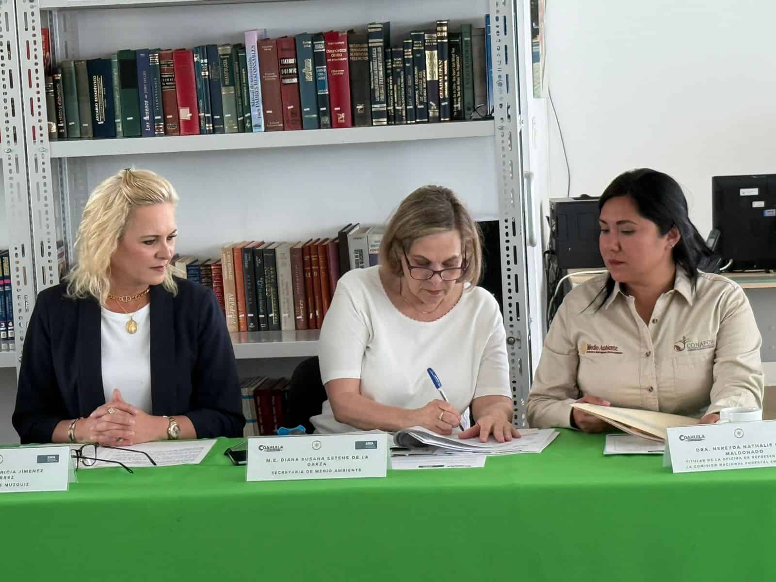 Firman convenio CONAFOR y SEMA para Desarrollo Forestal
