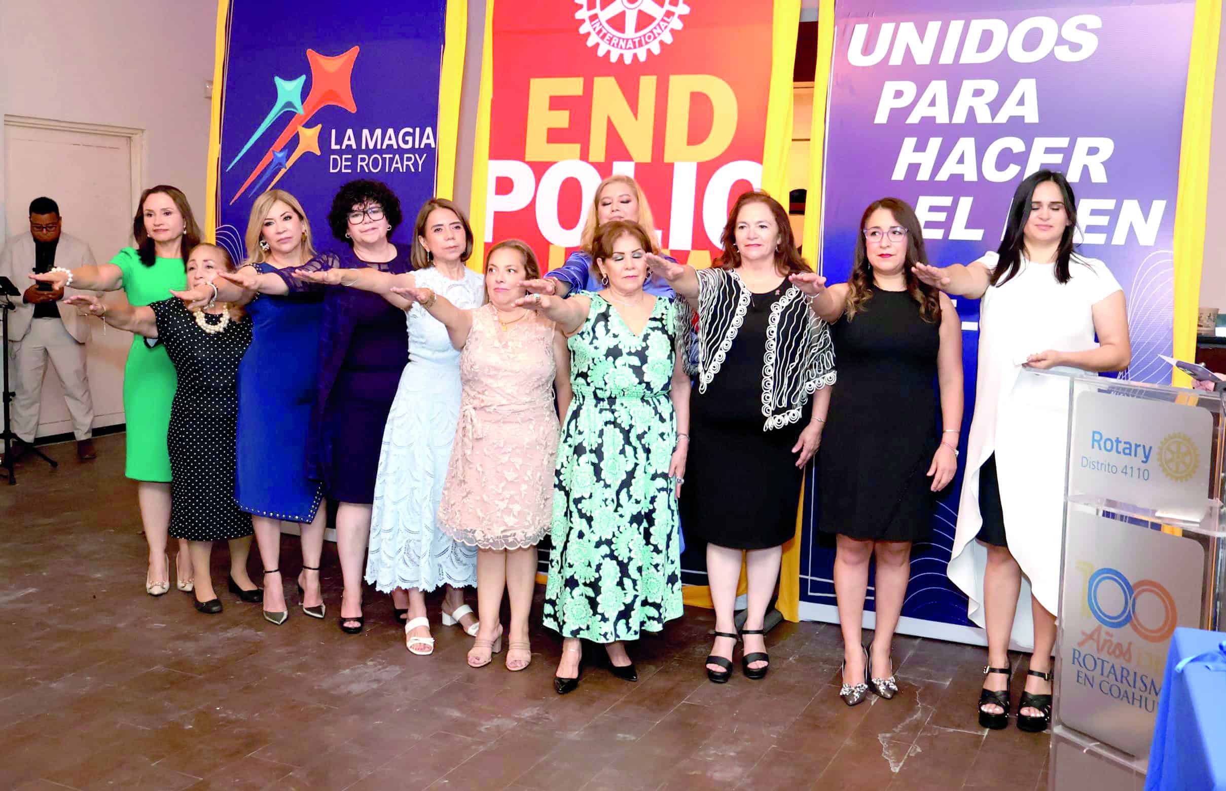 Carlos Alberto Celestino y su esposa asumen liderazgo en el Club Rotario