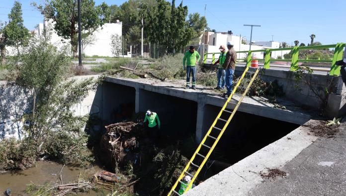 Trabajos de desazolve y mejoras en seguridad vial en Saltillo para garantizar un tránsito seguro