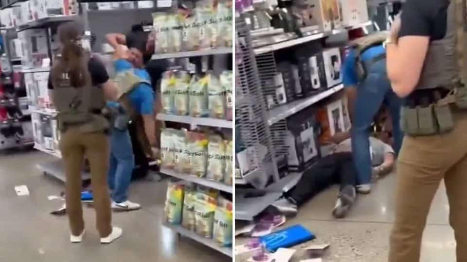 Agentes de ICE aplican Taser a migrante en Walmart de Albuquerque
