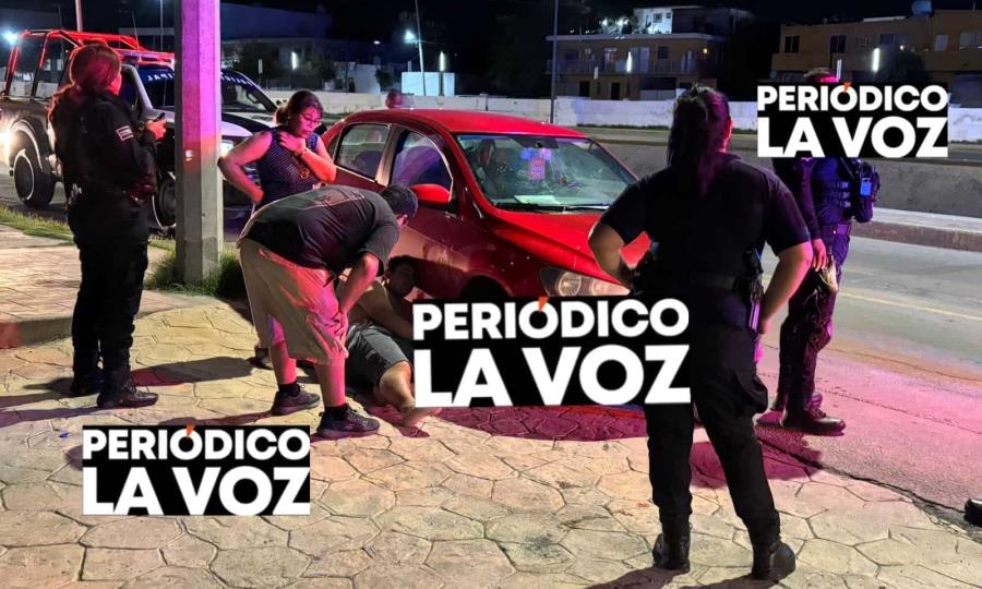 Lo asaltan y lo dejan  golpeado en la calle