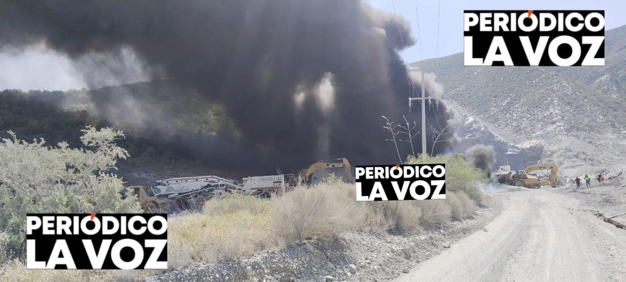 Trabajadores heridos en incendio de pipa en empresa de Candela, Coahuila