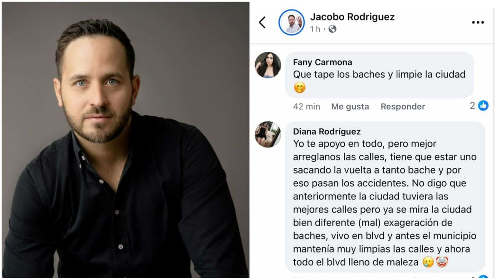 Críticas al Alcalde de Piedras Negras por falta de atención a baches durante el Grito de Independencia