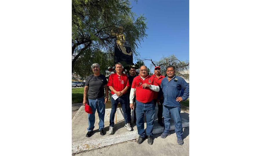 Francisco Morales encabeza homenaje al Sindicato Nacional Minero en Monclova