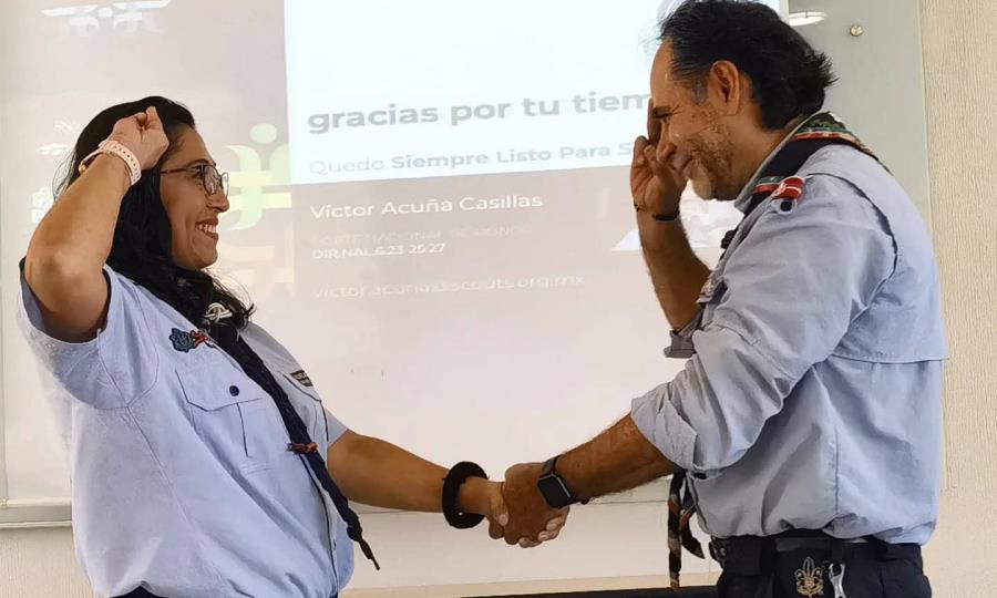 Evento del 100 Aniversario del Scoutismo en México en Nueva Rosita