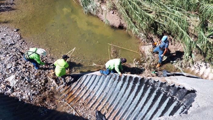 Refuerzo de limpieza en arroyos y vialidades de Saltillo