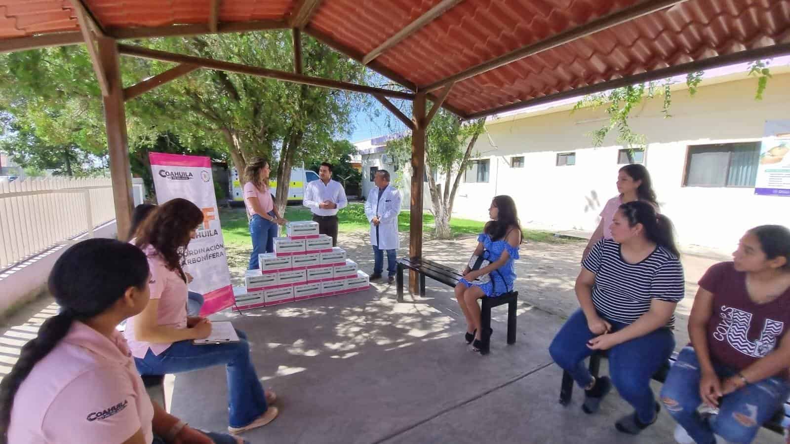 Programa alimentario del DIF Coahuila beneficia a mujeres embarazadas en Sabinas