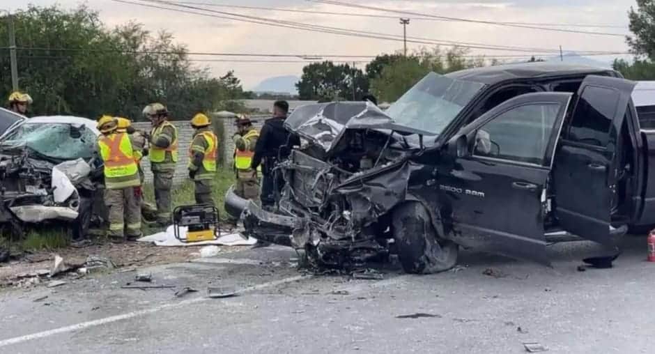 Conductor ebrio causa fatal accidente en Sabinas: Empleados de Stellantis involucrados