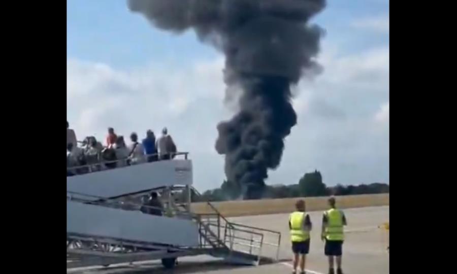 Aeropuerto Southend de Londres cierra tras colisión de avioneta
