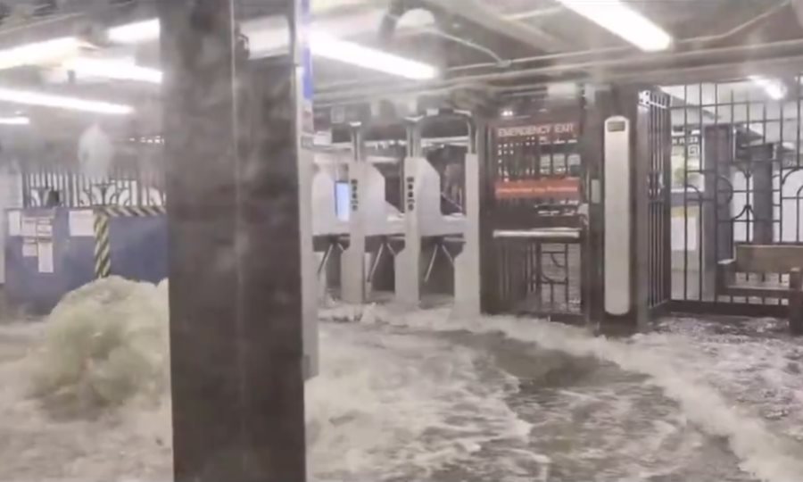 Inundaciones y caos en Nueva York por lluvias extremas