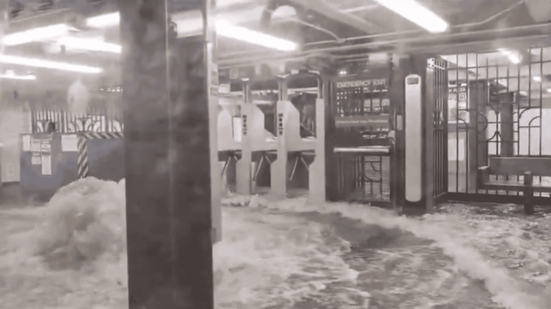 Inundaciones y caos en Nueva York por lluvias extremas