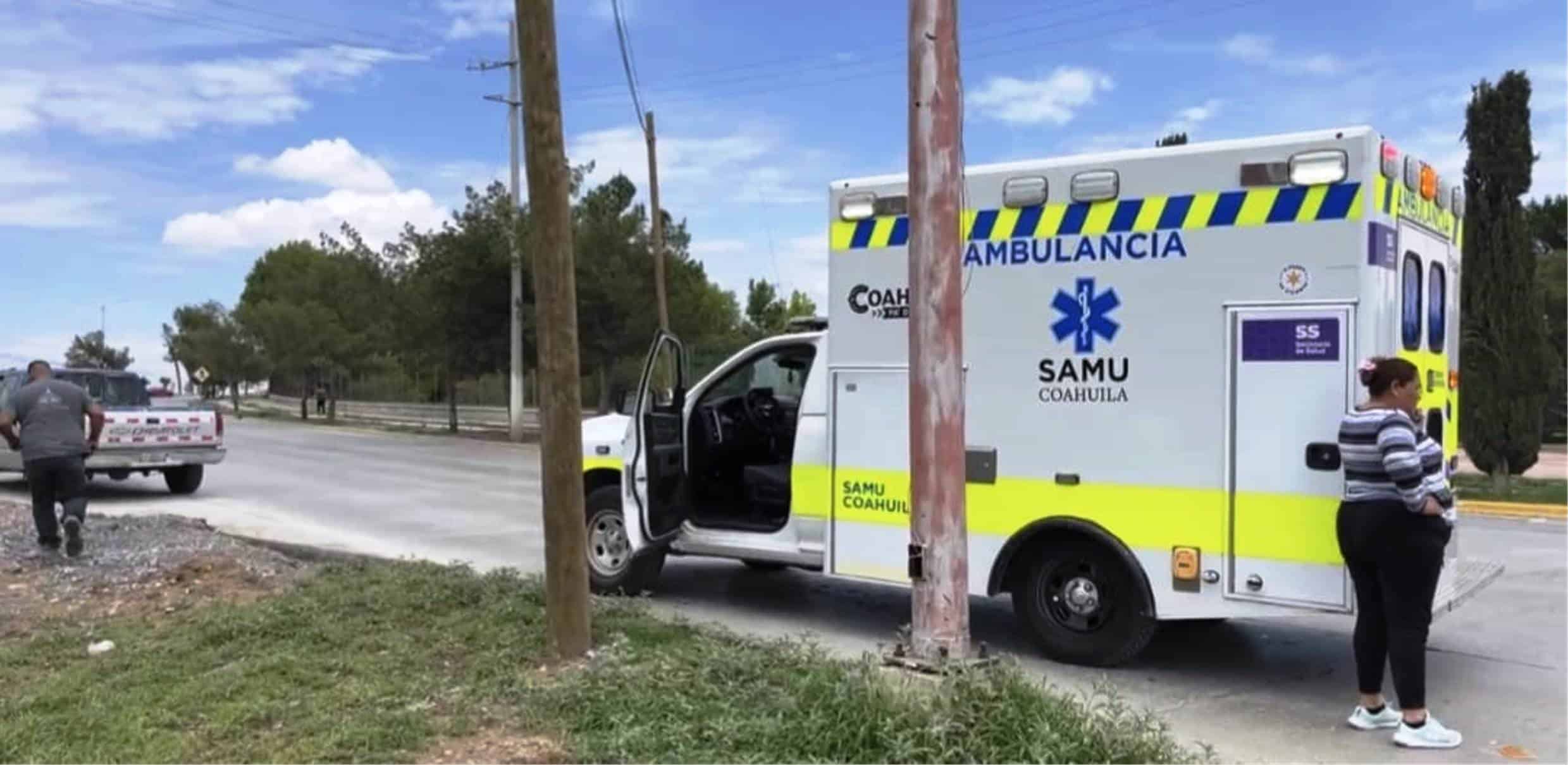 Conductor lesionado tras accidente vial en Saltillo