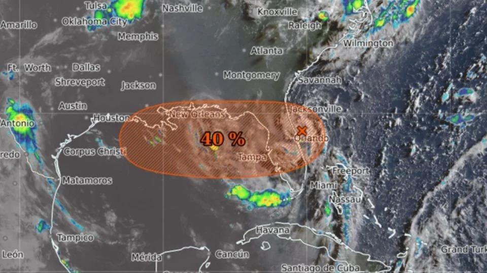 Alerta por desarrollo de baja presión frente a Florida