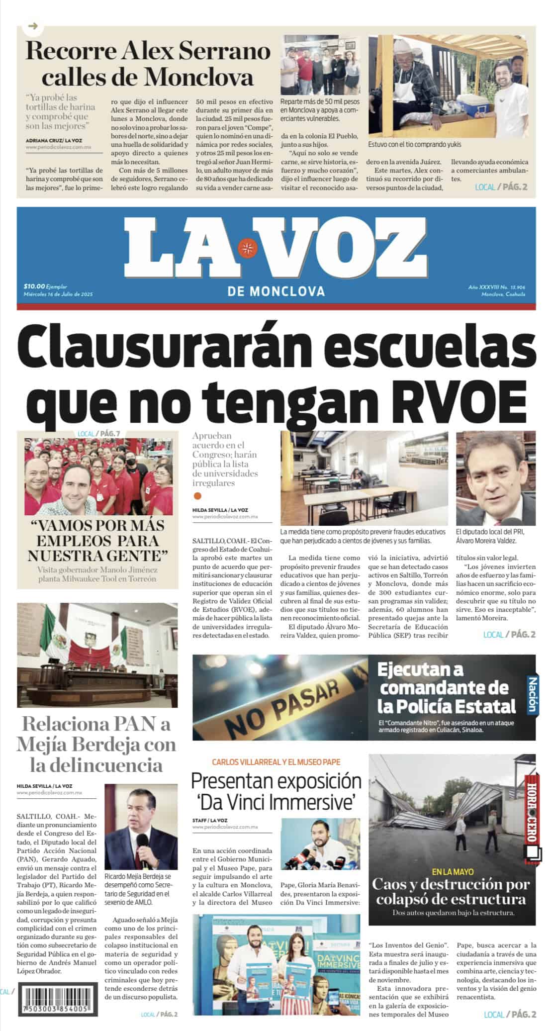Portada Monclova