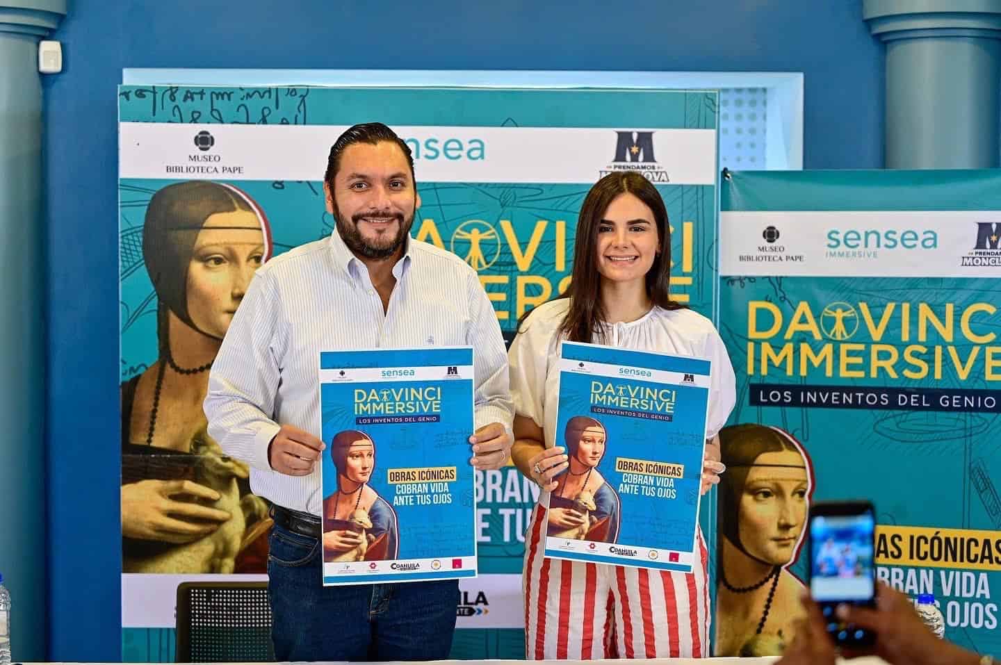 Presentan exposición ‘Da Vinci Immersive’