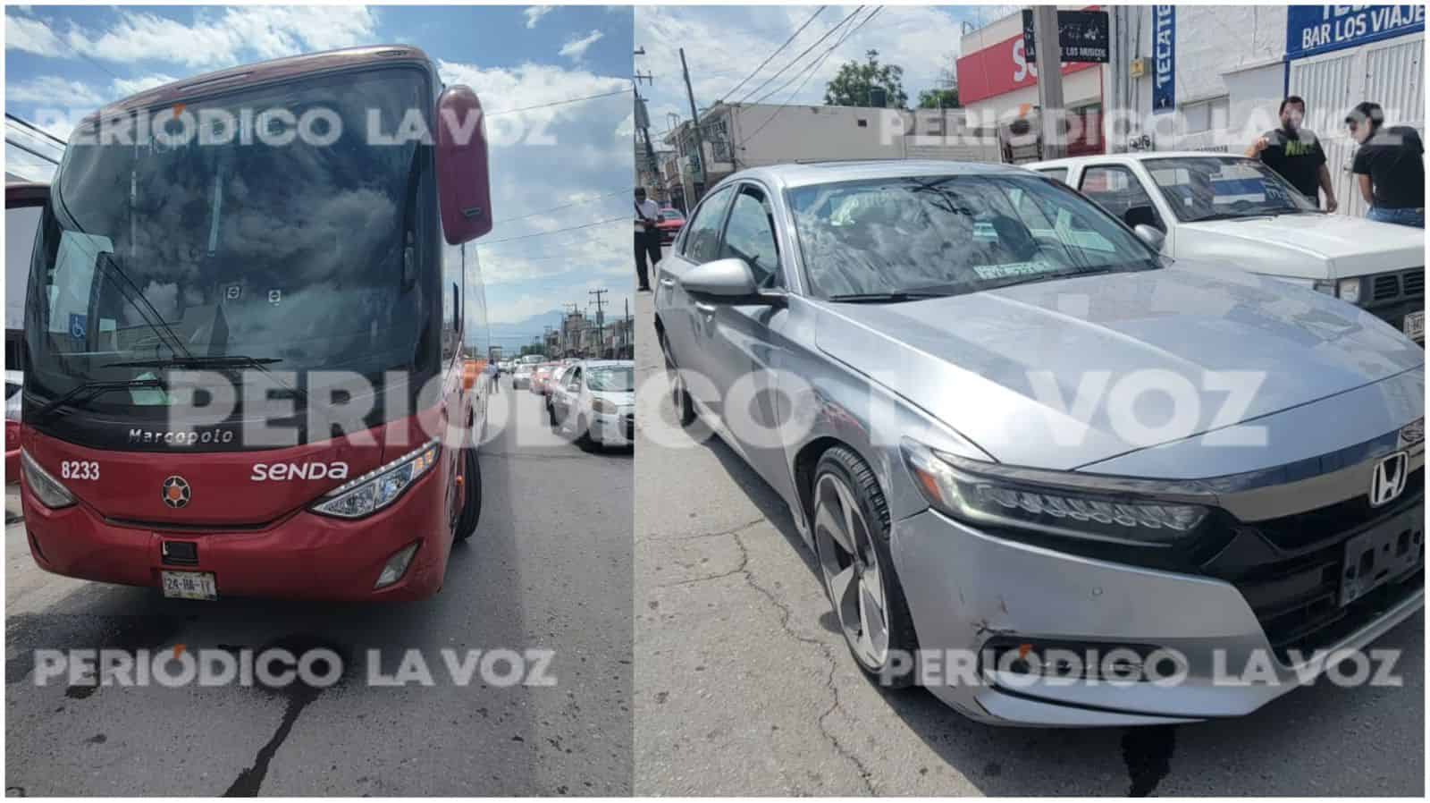 Le pega camión al  salir de la Central