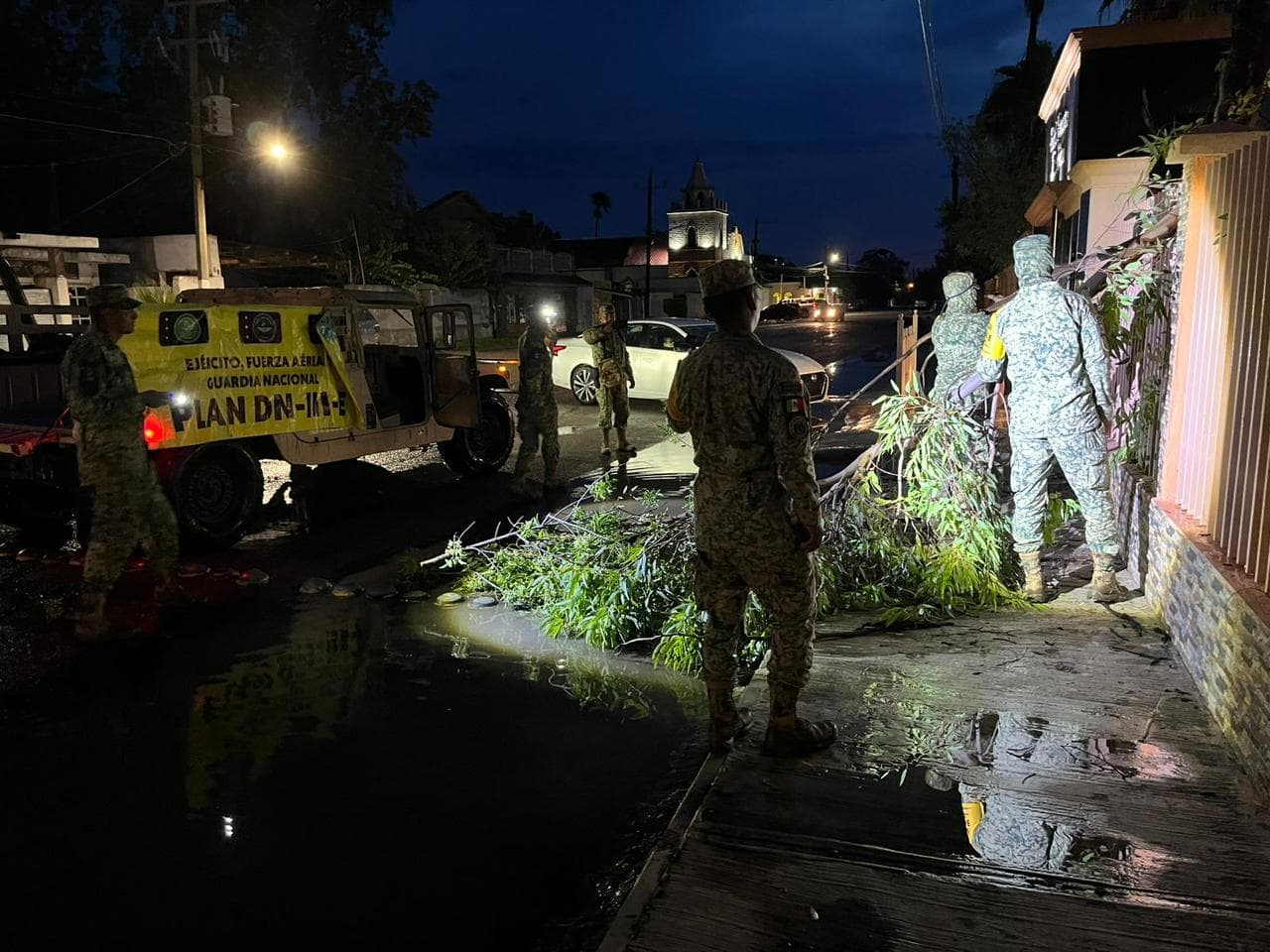 Ejército Mexicano activa el Plan DN-III en Palaú tras intensas lluvias