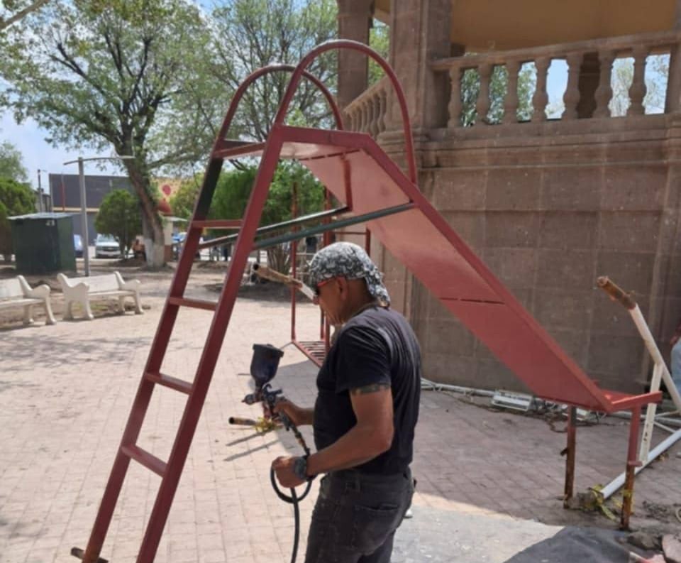 Decepción en Allende: "Remodelación" de Plaza Solo Fue Pintura