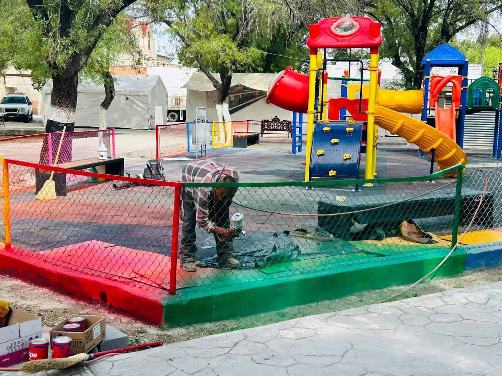 Decepción en Allende: "Remodelación" de Plaza Solo Fue Pintura