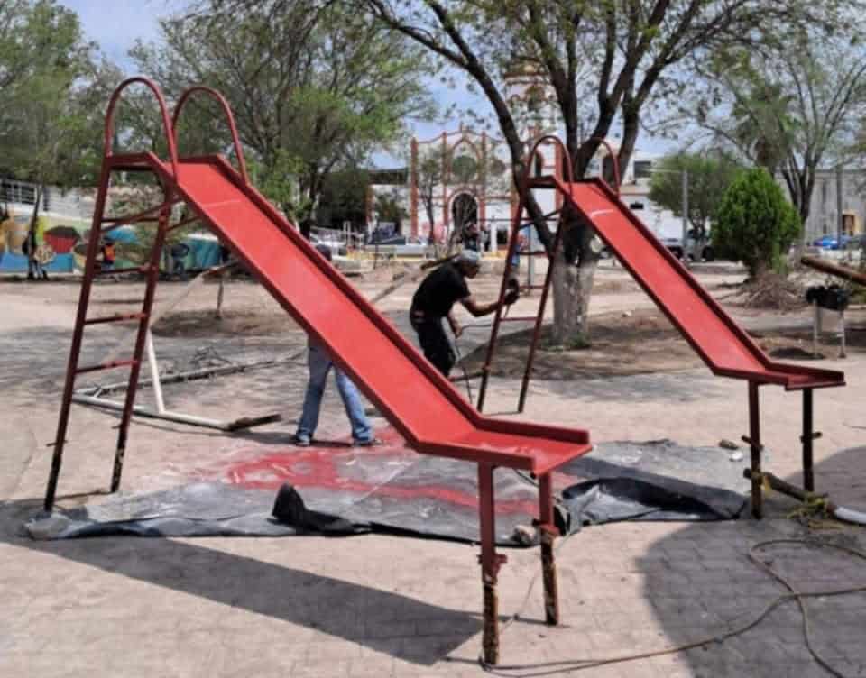 Decepción en Allende: "Remodelación" de Plaza Solo Fue Pintura
