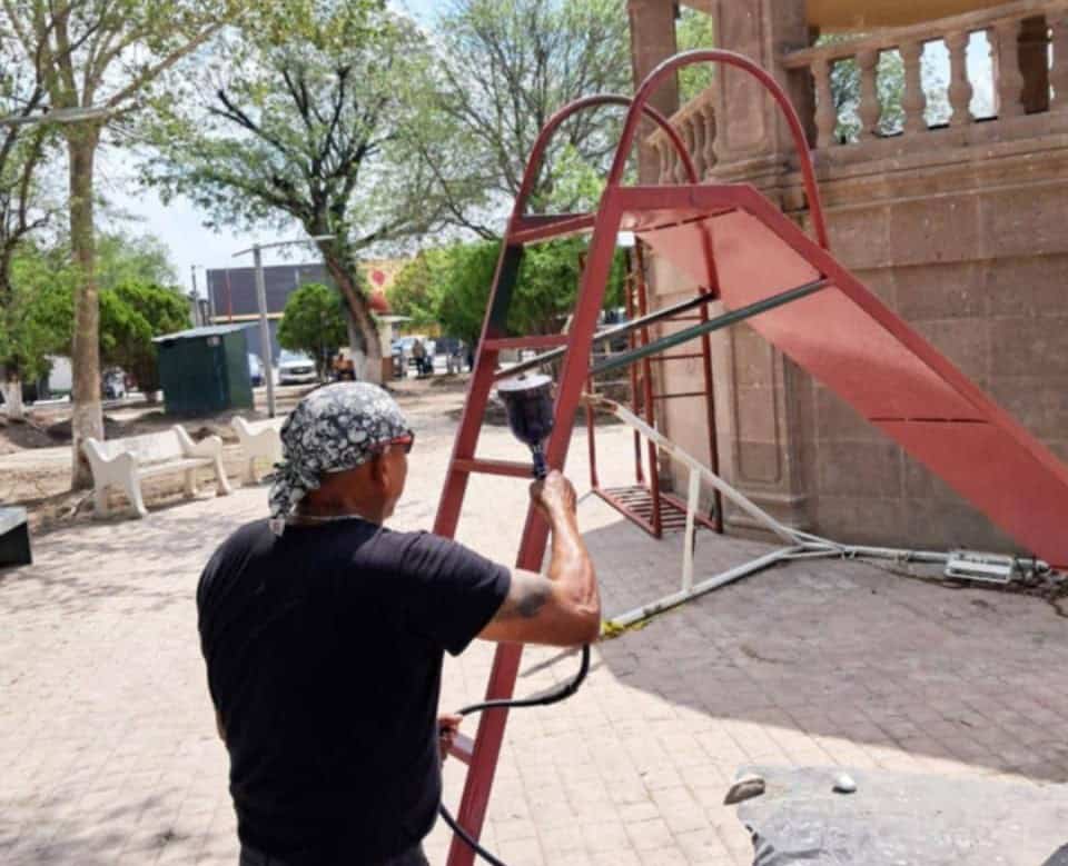 Decepción en Allende: "Remodelación" de Plaza Solo Fue Pintura