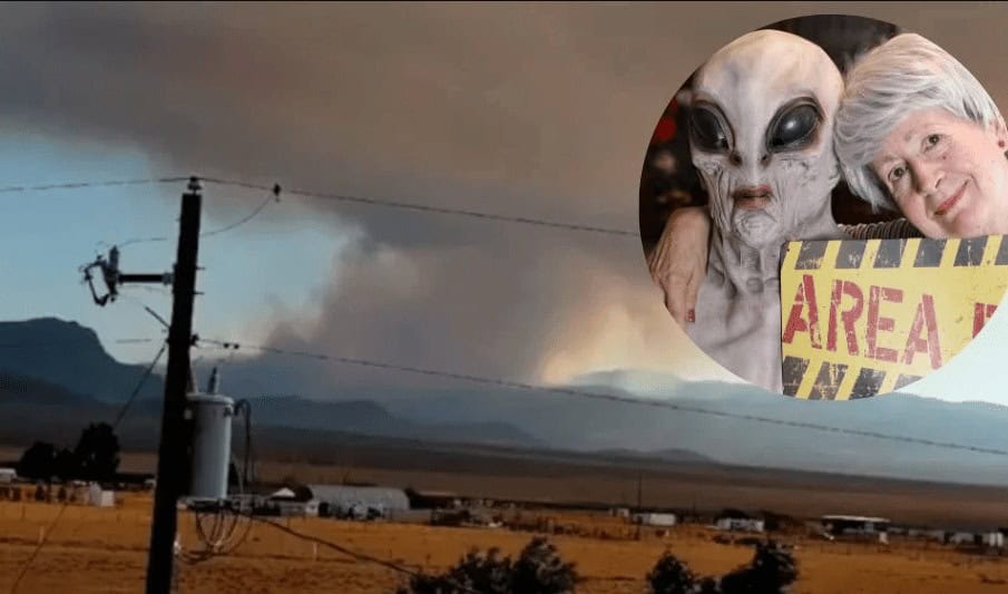 Incendio cerca del Área 51 desata teorías extraterrestres