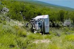 Fallece en volcadura en la Autopista Premier
