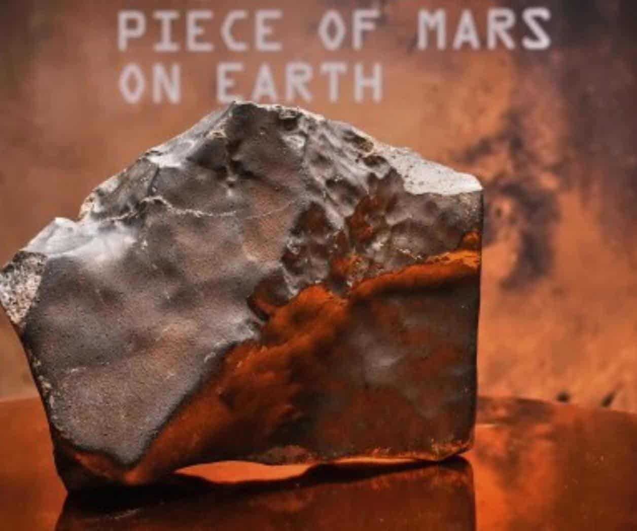 Subastado en Nueva York el meteorito más grande de Marte encontrado en la Tierra