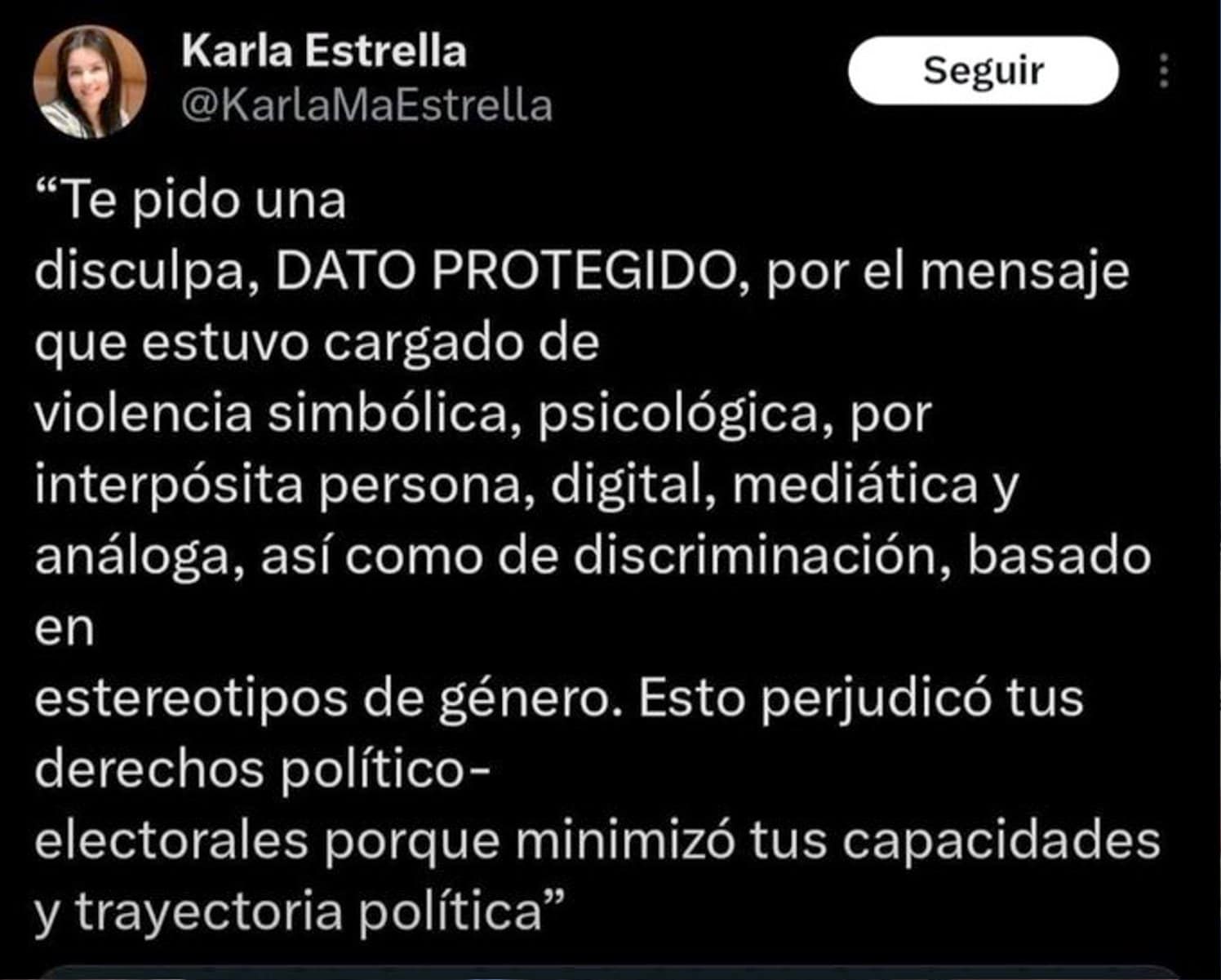 Debate sobre violencia política de género: Diputada Luz Elena Morales Núñez