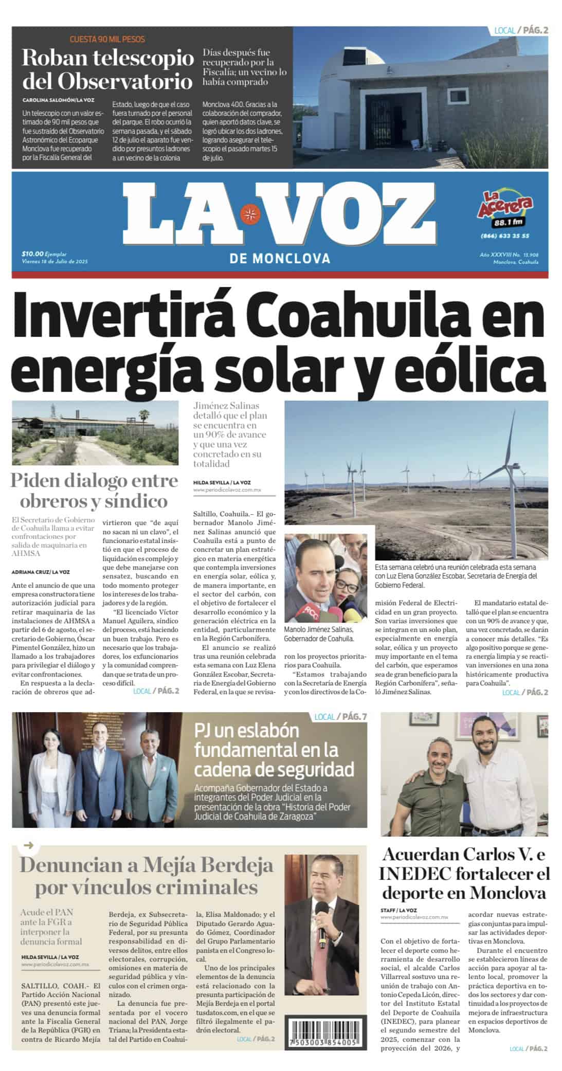 Portada Monclova