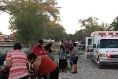 Lo arrastra corriente del Rio Álamos