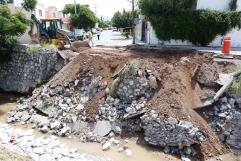 Saltillo: Rehabilitación del talud en Canal Pluvial La Aurora