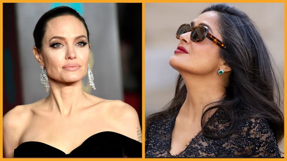 Salma Hayek y Angelina Jolie visitan Veracruz juntas