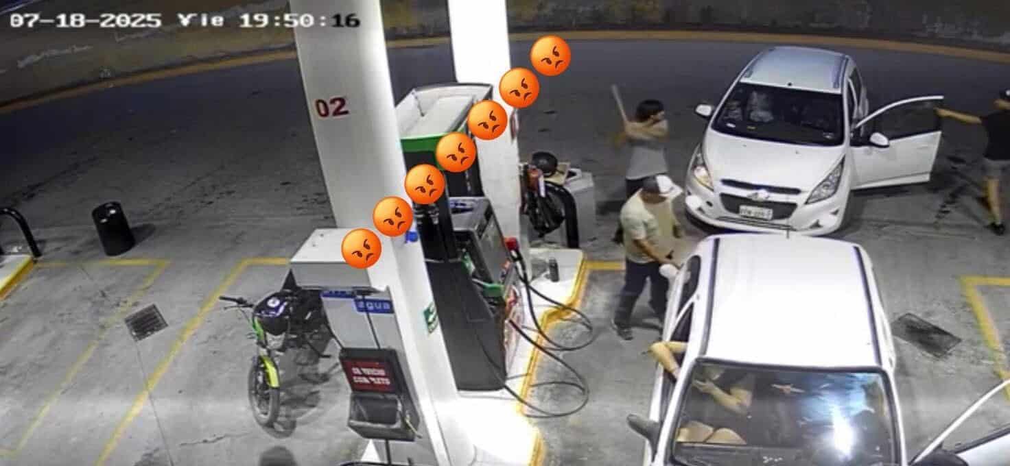 Denuncia familia agresión en gasolinera