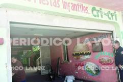 Saquean extinto salón de fiestas