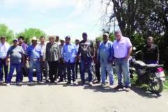 Manifestación pacífica en ejido Santa María por reclamo de regalías injustas