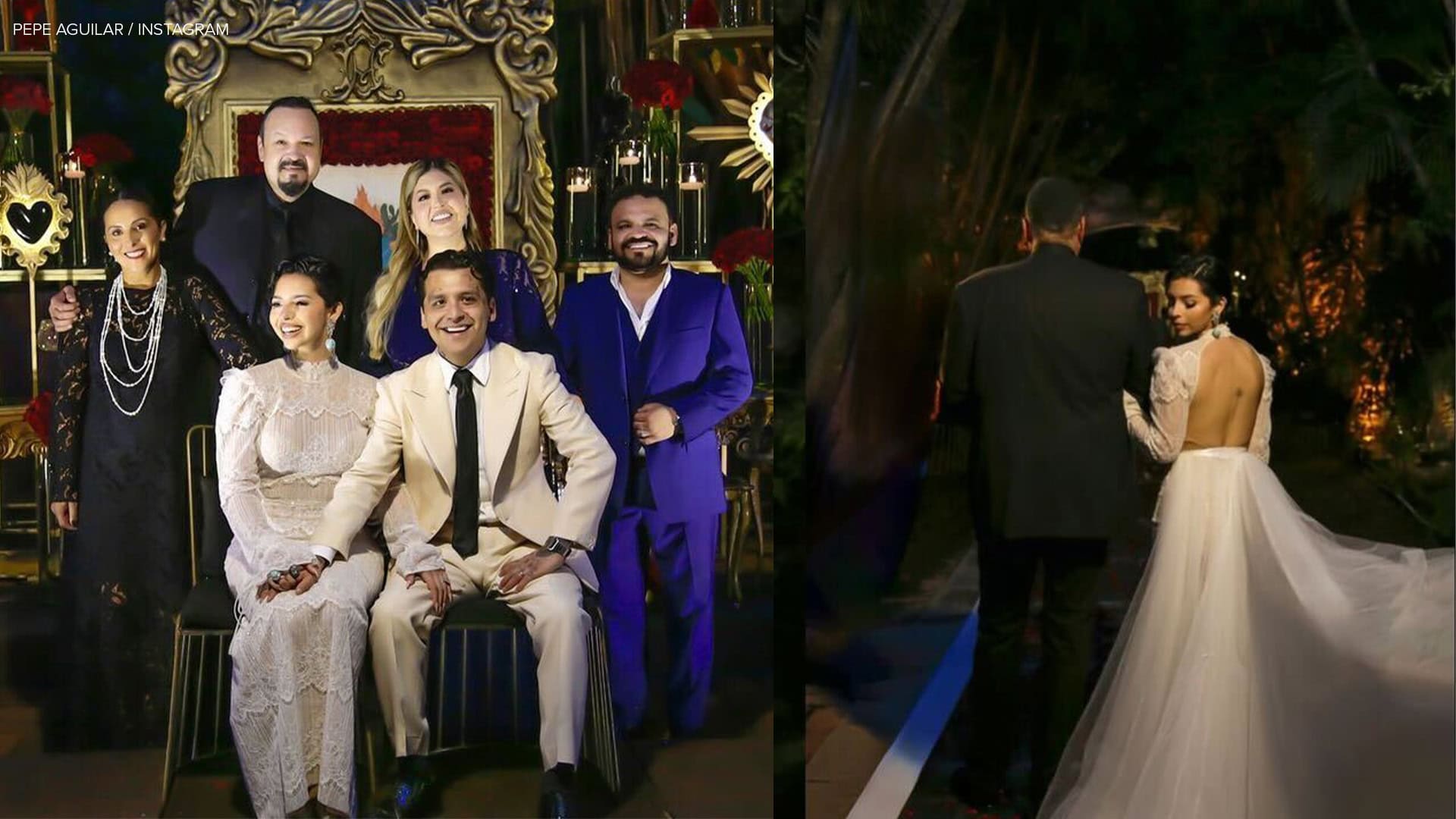 Pepe Aguilar listo para festejar el primer aniversario de bodas de Ángela Aguilar y Christian Nodal