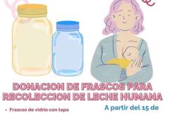 Convocan a participar en el Frascotón 2025 para donar leche materna