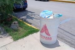 Colaboración turística: depósitos de basura en plazas de Arteaga