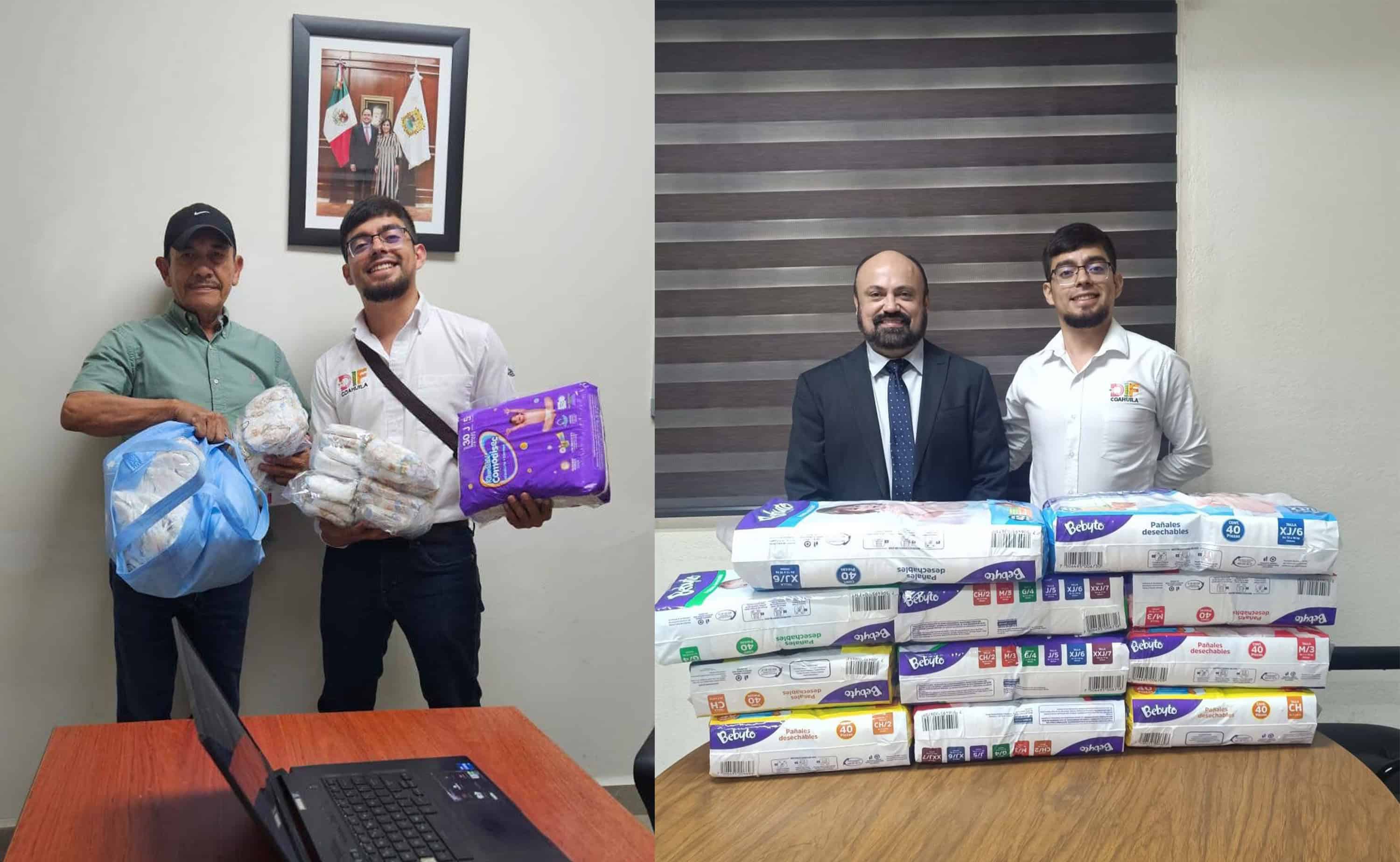 Sigue activo el Pañalotón en Ciudad Acuña: llaman a solidarizarse con adultos mayores