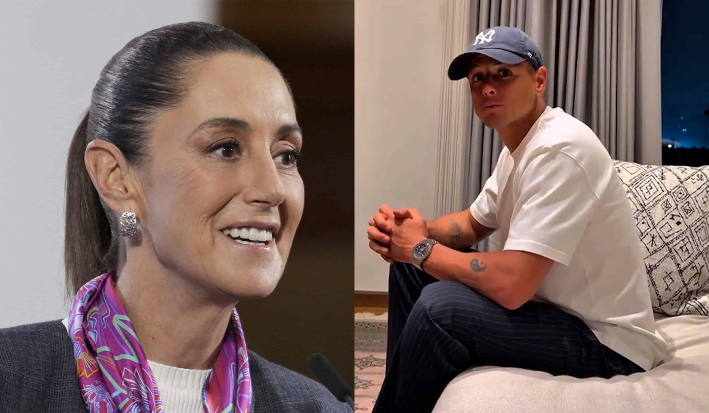 Claudia Sheinbaum critica comentarios machistas de Chicharito