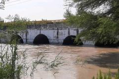Aumenta nivel de agua en el Río Álamos de San Juan de Sabinas