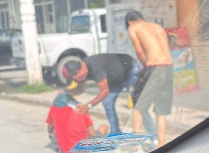 Ciclista resulta lesionado tras ser impactado por taxi en Allende