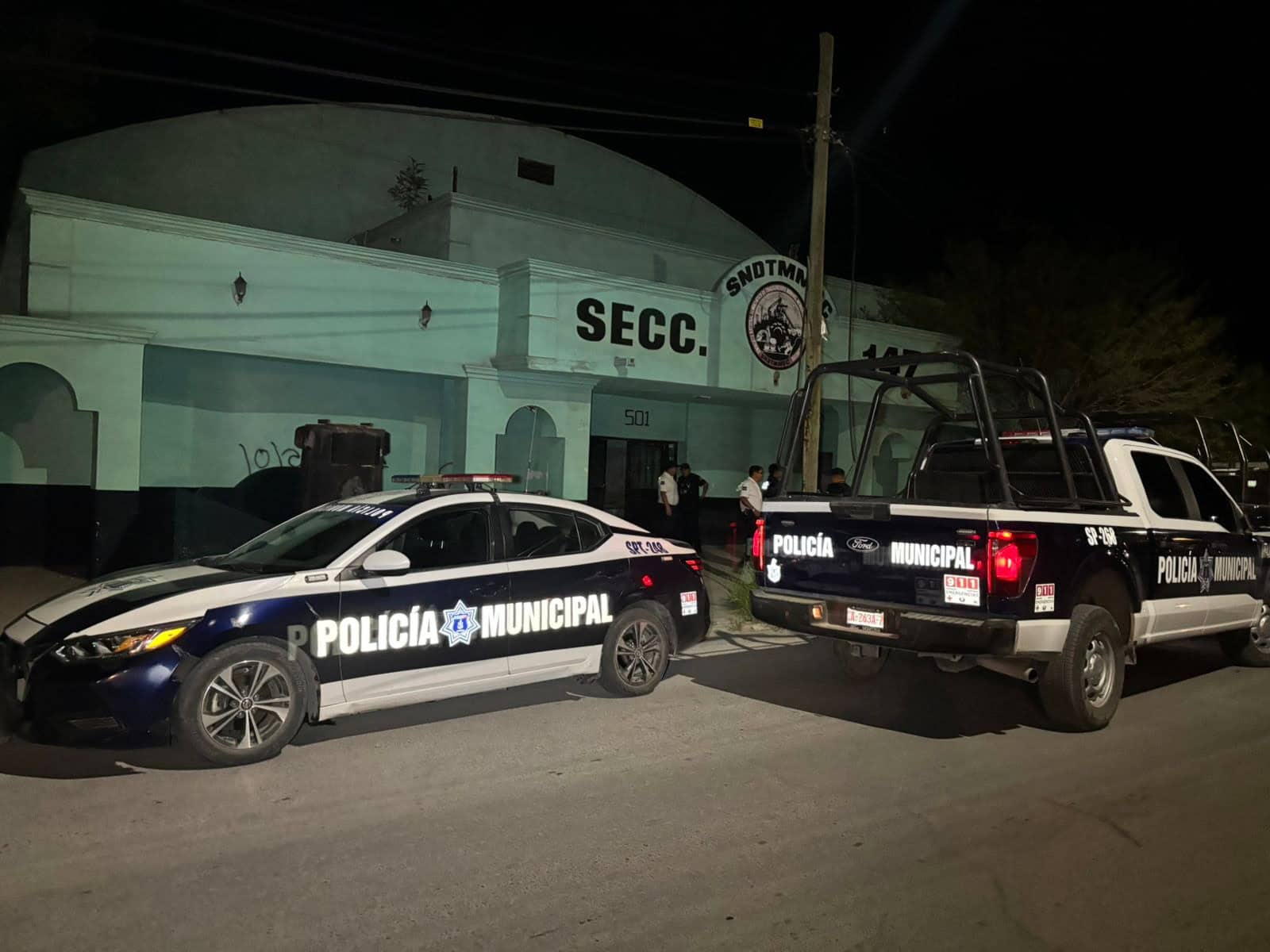 Frustran robo en el  sindicato de la 147: El recinto sindical fue rodeado por los oficiales, sin localizar sospechosos.